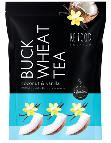 RE:FOOD Buckwheat Tea Coconut and Vanilla PREMIUM