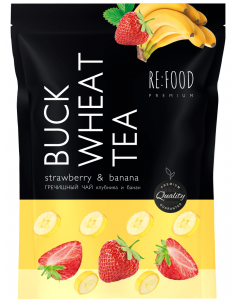 RE:FOOD Чай Гречишный Клубника и Банан PREMIUM