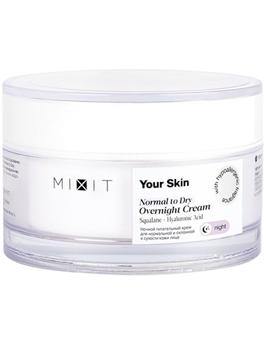 MIXIT Your Skin Normal to Dry Overnight Cream 50ml
