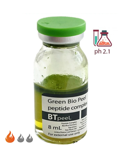 BTpeel Green peeling biorevitalizant with peptides, lactobionic acid and nettle extract (two-phase) 8ml