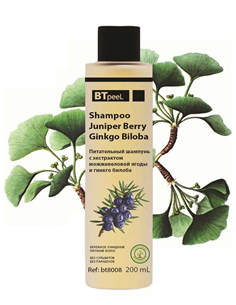BTpeel Nourishing shampoo with juniper berry extract and ginkgo biloba 200ml