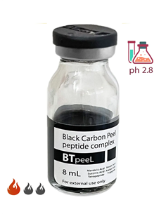 BTpeel Черный пилинг карбоновый с пептидным комплексом Black Carbon Peel 8мл