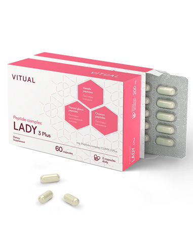 Vitual Laboratories Пептидный комплекс Lady 3 Plus – сосуды, яичники, щитовидная железа