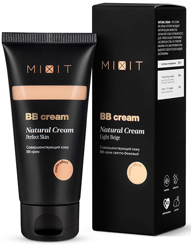 MIXIT Natural Cream BB cream Light Beige 60ml