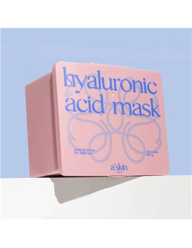 a'skin care Sheet mask with hyaluronic acid 30pcs