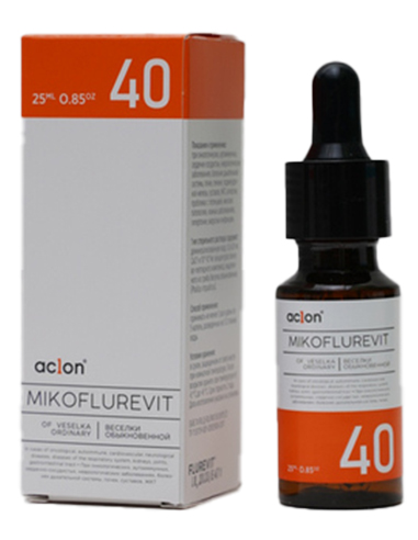 Alcon Bioflurevit 40 Mycoflurevit veselka vulgaris 25ml