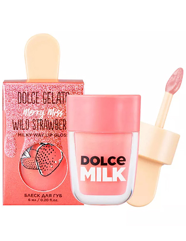 DOLCE MILK Lip gloss Merry Miss Wild Strawberry 6ml/0.20fl.oz