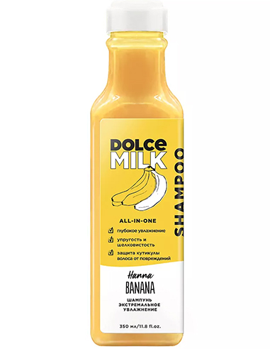 DOLCE MILK Shampoo Hanna Banana 350ml/11.8fl.oz