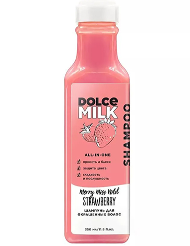 DOLCE MILK Shampoo Merry Miss Wild Strawberry 350ml/11.8fl.oz