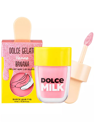 DOLCE MILK Lip gloss Hanna Banana 6ml/0.20fl.oz