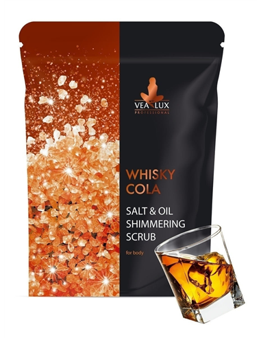 Vealux Salt & oil shimmering scrub Whisky Cola 200g