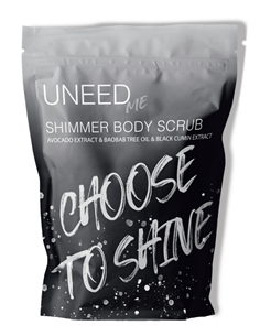 UNEED COSMETICS Кофейный шиммер-скраб для тела CHOOSE TO SHINE 255г