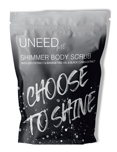 UNEED COSMETICS CHOOSE TO SHINE Coffee Shimmer Body Scrub 255g