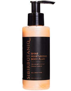 SibirBotaniq Натуральный увлажняющий флюид для тела с шиммером 150мл