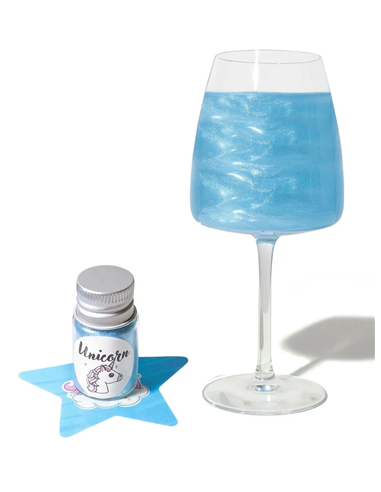The Unicorn Shimmer for drinks, liquids, sauces, desserts Blue sky 5ml