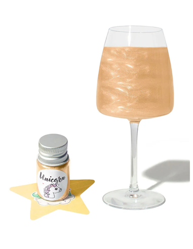 The Unicorn Shimmer for drinks, liquids, sauces, desserts Gold 5ml