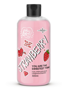 MonoLove bio Гель-крем для душа STRAWBERRY 300мл