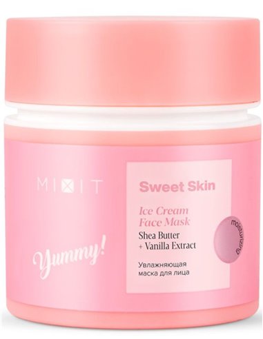 MIXIT SWEET SKIN Ice Cream Face Mask Shea Butter + Vanilla Extract