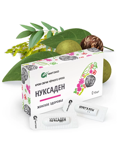 ФИТЭКО Крем-свечи черного ореха Нуксаден Женское здоровье 10шт