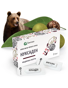 ФИТЭКО Крем-свечи черного ореха Нуксаден Медвежья желчь 10шт