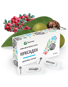 ФИТЭКО Крем-свечи черного ореха Нуксаден Здоровые почки 10шт