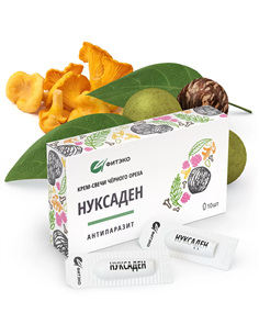ФИТЭКО Крем-свечи черного ореха Нуксаден Антипаразит 10шт