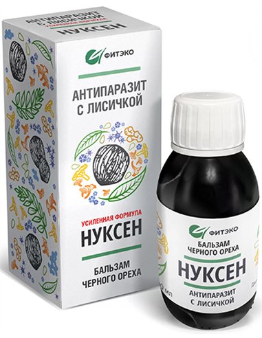 FITECO Balm of black walnut Nuxaden Antiparasite with chanterelle 100ml