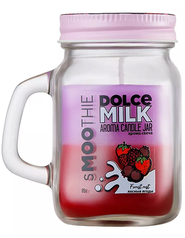 DOLCE MILK Свеча смузи ФОРЕСТ РЕСТ лесные ягоды 85г