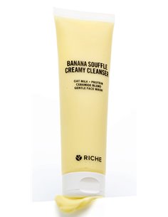 RICHE Banana souffle creamy cleanser Oat milk+Protein+ceramide blend 95ml