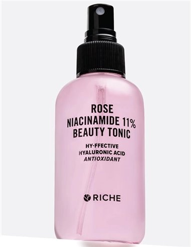 RICHE Rose Nacinamide 11% Beauty Tonic Hy-ffective hyaluronic cid 150ml