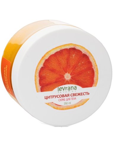 Levrana Body Scrub Salt Citrus Freshness 250ml