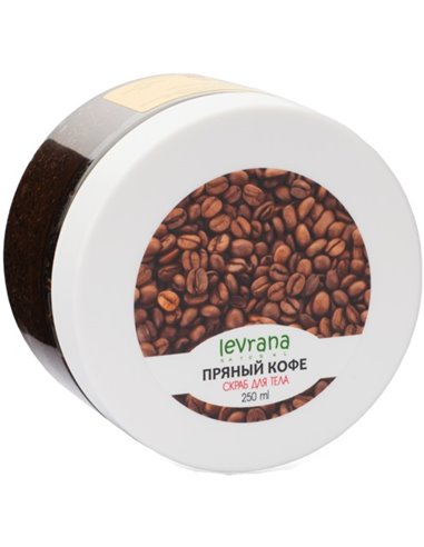 Levrana Body Scrub Coffee Spicy Coffee 250ml