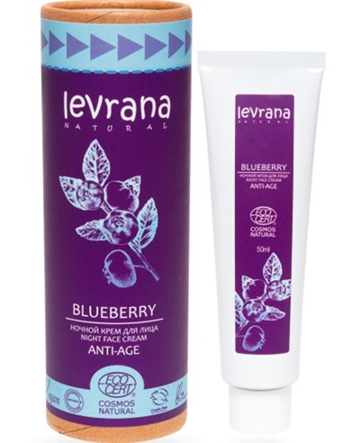 Levrana Face Cream Night Blueberry ANTI-AGE 50ml