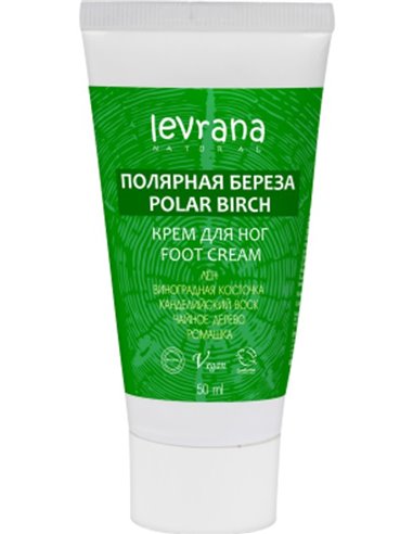 Levrana Foot Cream Natural Polar Birch 50ml