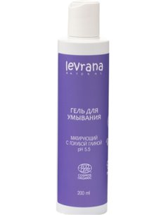 Levrana Гель для умывания Матирующий с голубой глиной 200мл