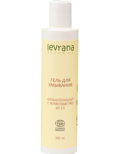 Levrana Washing gel Antibacterial with rye enzymes 200ml