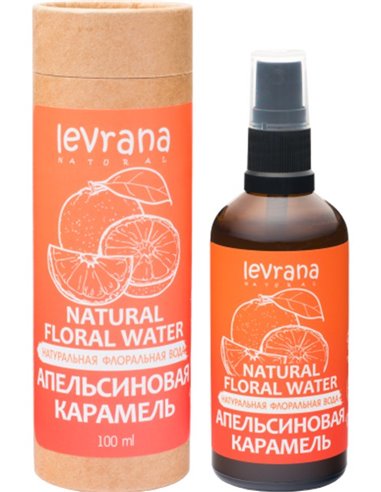 Levrana Floral water for face and body Orange caramel 100ml