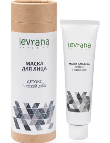 Levrana Face Mask Detox with Soot 50ml