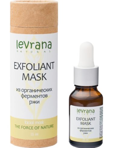 Levrana Exfoliating mask with organic rye enzymes 15ml