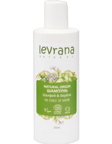 Levrana Shampoo Sage and birch nourishing shampoo 250ml