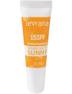 Levrana Бальзам для губ Sunny солнцезащитный SPF15 10мл