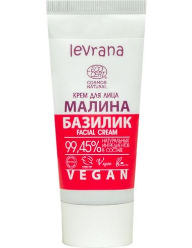 Levrana Face Cream Raspberry & Basil 50ml