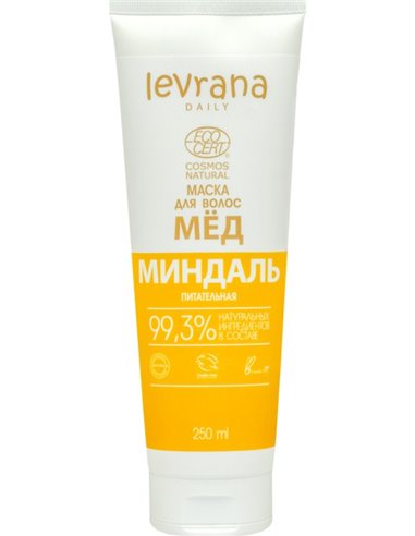 Levrana Nourishing Hair Mask Honey and Almond 250ml
