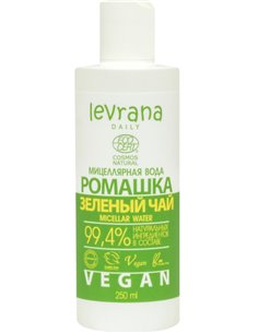 Levrana Мицеллярная вода Зеленый чай и ромашка 250мл