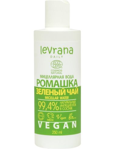 Levrana Micellar water Green tea and chamomile 250ml