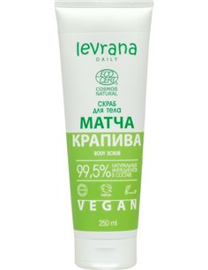Levrana Скраб для тела Матча и крапива 250мл