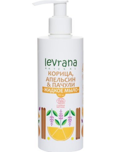 Levrana Liquid soap Cinnamon, orange and patchouli 250ml