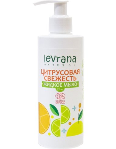 Levrana Liquid soap Citrus freshness 250ml