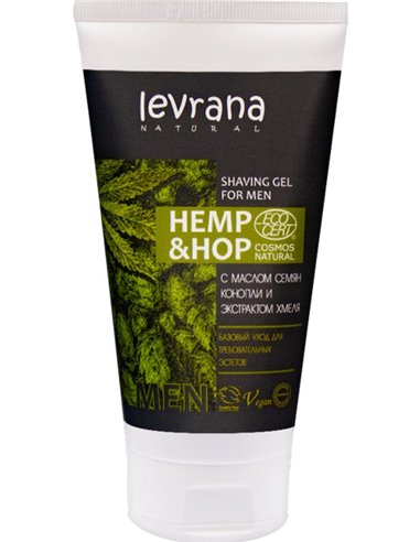 Levrana Shaving Gel Hemp & Hops 150ml