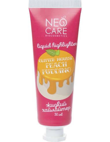 NEO CARE Highlighter Liquid Glitter mousse peach pudding 30ml